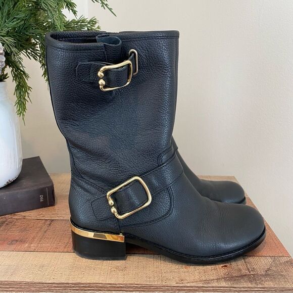 Vince Camuto Wantilla Motorcycle Boots - Picture 2 of 8